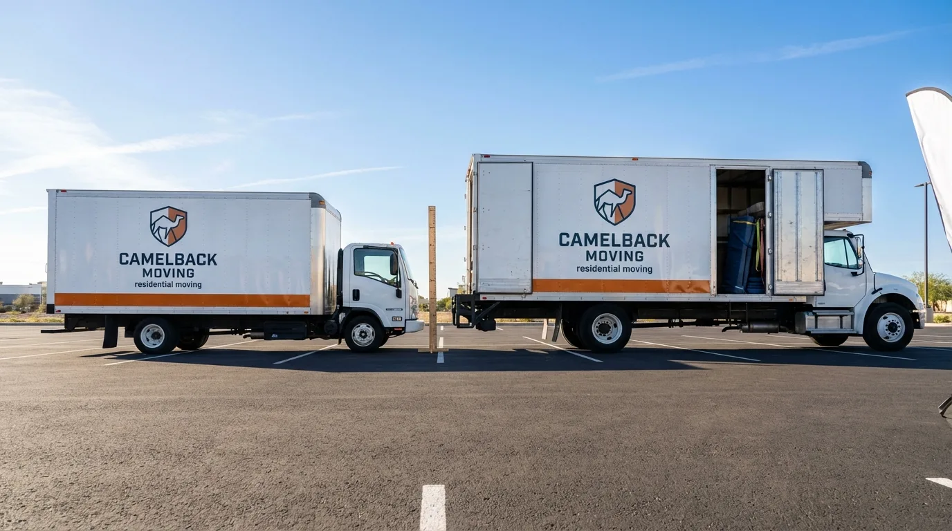 Moving truck size capacity guide in Glenwood